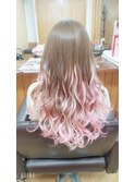 エクステ80g☆ピンクグラデーション(^-^)