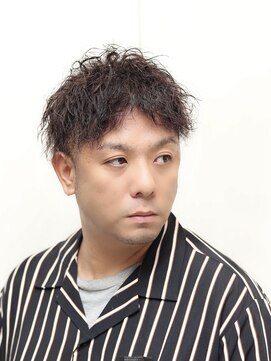 ヘアーアンドグルーミング ヨシザワインク(HAIR&GROOMING YOSHIZAWA Inc.) 【ヨシザワ人形町】ツーブロックセンターパートツイストパーマ