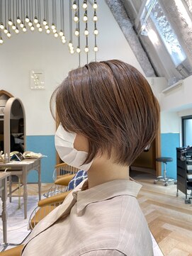 ロンド レグリーズ 立川(Lond leglise) 【山方　直也】小顔×大人かわいい×丸みショート×20代30代40代