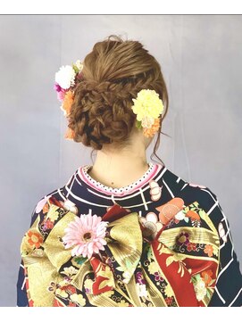 ウィスプ 赤羽店(wisp) 振袖アップスタイル♪