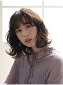 大人可愛い30代40代＊大人ショートボブナチュラルボブグレージュ