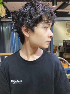 チックタック モーガン エアライン(TICK-TOCK MORGAN airline) 【MORGAN】ニュアンスメンズパーマ