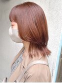 ヘアメイクオズ&金あゆみ　オレンジベージュ