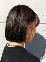 グランデュール 焼津店(GRANDEUR)&nbsp;【GRANDEUR焼津店】ぱっつんボブ×前髪＆サイド×インナーカラー