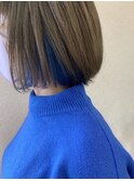 30代40代♪大人かわいい小顔ショートボブ☆シースルー前髪