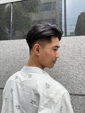 レンゲン(LENGEN) メンズかき上げニュアンスマッシュサイドパート韓国マッシュ