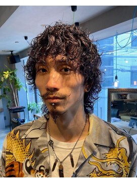 メリケンバーバーショップ トーキョー(MERICAN BARBERSHOP TYO) ウルフパーマstyle
