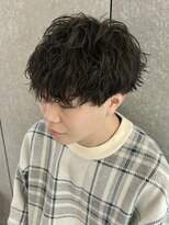 ニアウ 太田店(Niau)&nbsp;メンズパーマ波巻きスパイラルパーマツイストスパイラルパーマ