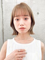 ロンドホットリップ 立川(Lond hot lip)&nbsp;【Nanatsu】くびれボブ×ベージュカラー