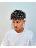 横浜メンズパーマメッシュパーマハイライトパーマスペインカール