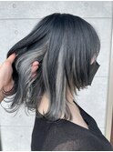 ★ウルフ/インナーカラー/グレー/レイヤーカット