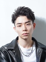 アルファ 新宿(alpha)&nbsp;フェザーパーマ/ブルーブラック/刈り上げセンターパート[新宿]