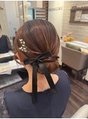 シンプルシニヨン