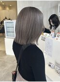 ミルクティーグレージュ×外ハネボブ