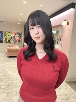 アマンドール(Aman D'or)&nbsp;人気くびれ巻き☆透明感暗髪カラー