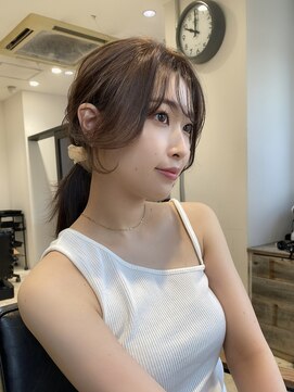 フォンズ(FONS) 前髪カット　顔まわりカット　シースルー前髪