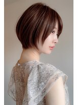 ロジ イン トゥバレー(LOWG in TOWVALLEY)&nbsp;大人女性の丸みが可愛いショートボブ