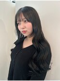 透明感な黒/ブリーチなし