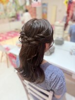 ハナココ 水戸店(hana Coco) ハーフアップ