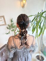 リンクヘアー(Link hair)&nbsp;ツインポニーアレンジ