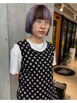 オムズポカ 栄矢場町店(OM's poka) ボブ/デザインカラー/ブリーチ/ブロックカラー