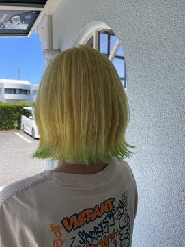 イースブルー(Y's Blue) yellow×light green