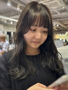 マッシュ チャヤマチ(MASHU chayamachi) 柔らか透明感カラー/ブリーチなし/オリーブブラウン/大阪梅田