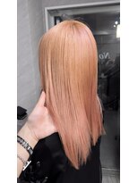 ノーバル バイ シエスタ 池袋(NoVal by siesta)&nbsp;ピンクオレンジ/ハイトーン/ペールカラー/池袋LANA