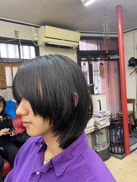 メンズロングマッシュ