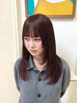 メルク(merc)&nbsp;ロング/レイヤー/ぱっつん/レッドブラウン/宇都宮