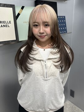 ペレ アネックス 大阪梅田茶屋町店(PELE ANNEX) 着物ヘア/ダークアッシュ/ミディアムレイヤーカット/梅田