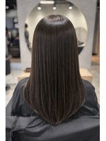アスフィーダ(A'sfida)&nbsp;髪質改善×極艶ストレートロング｜美髪ナチュラルブラウン