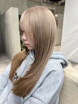 モリオフロムロンドン 大宮店(morio from London) ミルクティーベージュ×ロングレイヤー