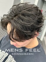 メンズフィール 心斎橋(MEN'S FEEL) MEN’S HAIR/波巻きツイストスパイラル/リバースセンターパート