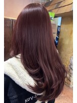 クレドガーデン 川口店(CRED GARDEN)&nbsp;【大坂優菜】ワインレッド／韓国レイヤー
