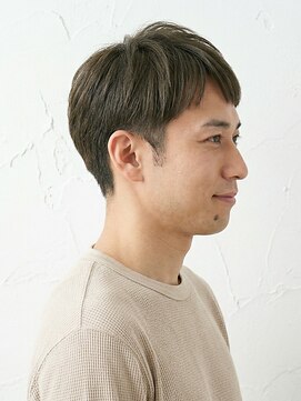 と和 巣鴨 30代40代爽やかショートバング×ナチュラルアッシュ