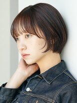 ソワネ 表参道(soigne) 表参道白髪ぼかしウルフショートボブベージュアッシュグレージュ