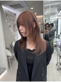 ブリーチ/ブロンド/レイヤーカット/ハッシュカット/栄