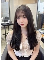 ペヴァ バイ シエンゴールド(PEVA by CIEN gold) レイヤーカット/顔周りカット/前髪カット#浜松駅#カラー
