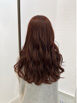 カイノ イオンモール草津店(KAINO) 艶感ブラウンのロングウェーブ