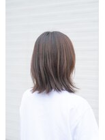 フリージア美容室 切りっぱなし　ロングボブ　美髪ケア