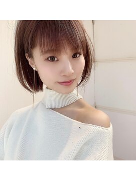 ビューイースト 亀戸 錦糸町(VIEW EAST) ボブお任せ！！外ハネボブ アッシュブラウン ネオウルフ