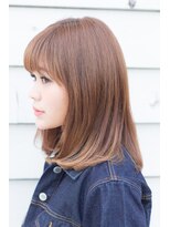 ヘアーズ ロッソ テラス(hair's ROSSO TERRACE)&nbsp;[鶴見]大人かわいいベージュカラーさら艶ミディ☆[30代40代50代]
