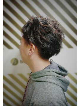 バーバーバー 都賀(BARBER-BAR) 「大人カッコいい」ミディアムかきあげ