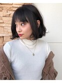 切りっぱなしボブ