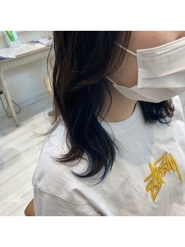 アンソルヘアードレシア 南越谷店(N'SOL hair dressia) インナーマリンブルー☆