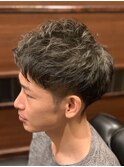ツーブロックショート