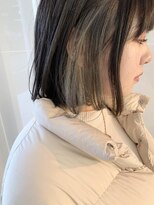 ヨーク(yoke.)&nbsp;ボブ×インナーカラーグレーの最強コンビ！