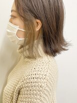 ツイギー 歩行町店(TWiGGY)&nbsp;インナーカラーで可愛く『グレージュ×ボブ』