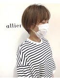 丸みのあるショート 綺麗なシルエット 小顔効果 ダメージ予防